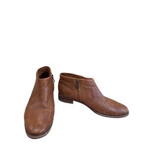 Patricia Nash Womens Brown Leather Ankle Boots Size 10M SKU 8233